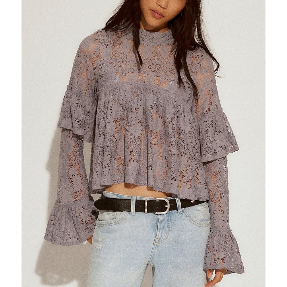 NWT Free People lilabeth lace top